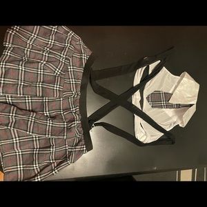 Shein sexy school girl costume